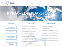 Tablet Screenshot of kms.is